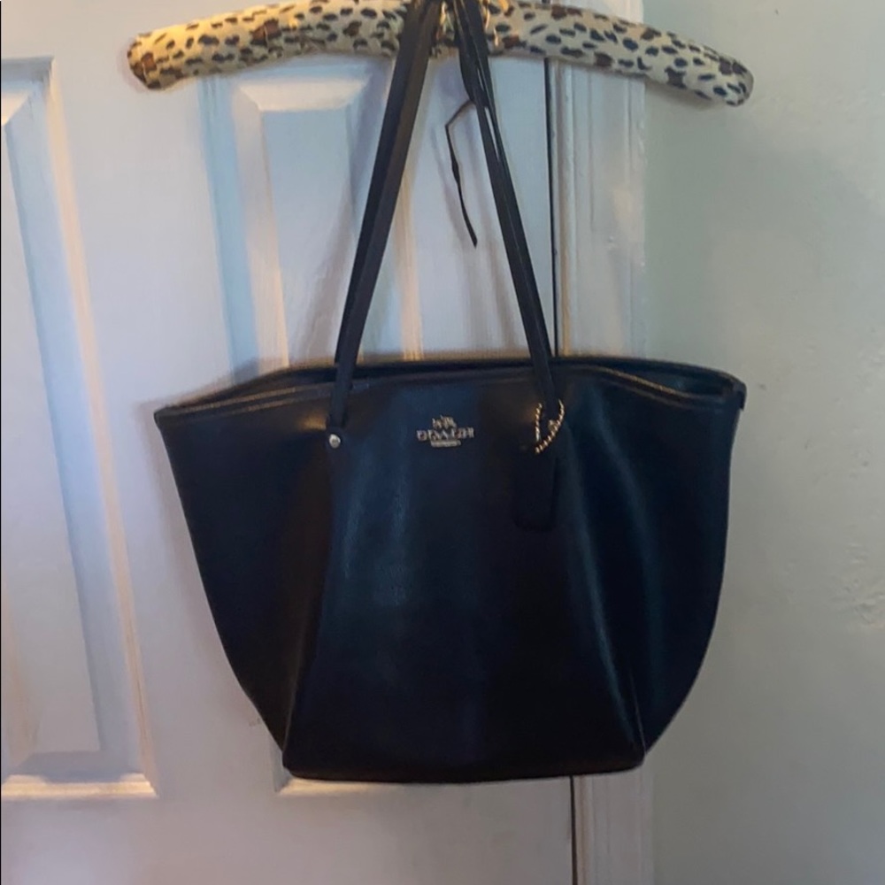 Large Navy Blue Coach Bag